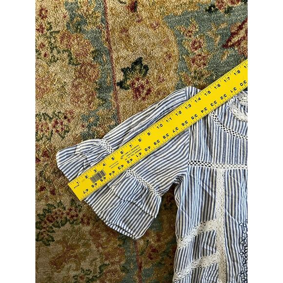 NWOT Free People Sunny Day Embroidered Striped Dress - Picture 14 of 16